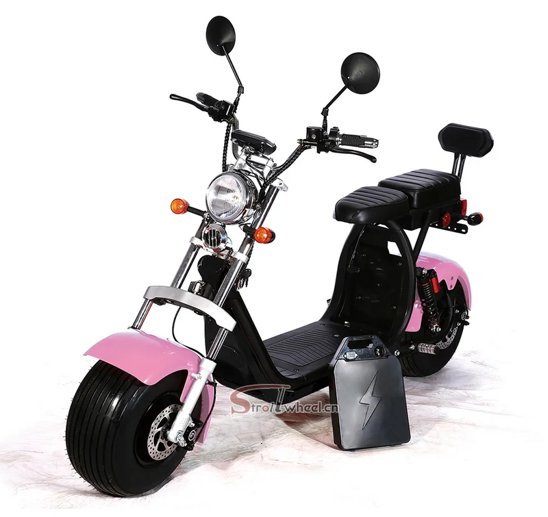 Scooters Elétricos Citycoco 1000W Bateria De Lítio Freio a Disco