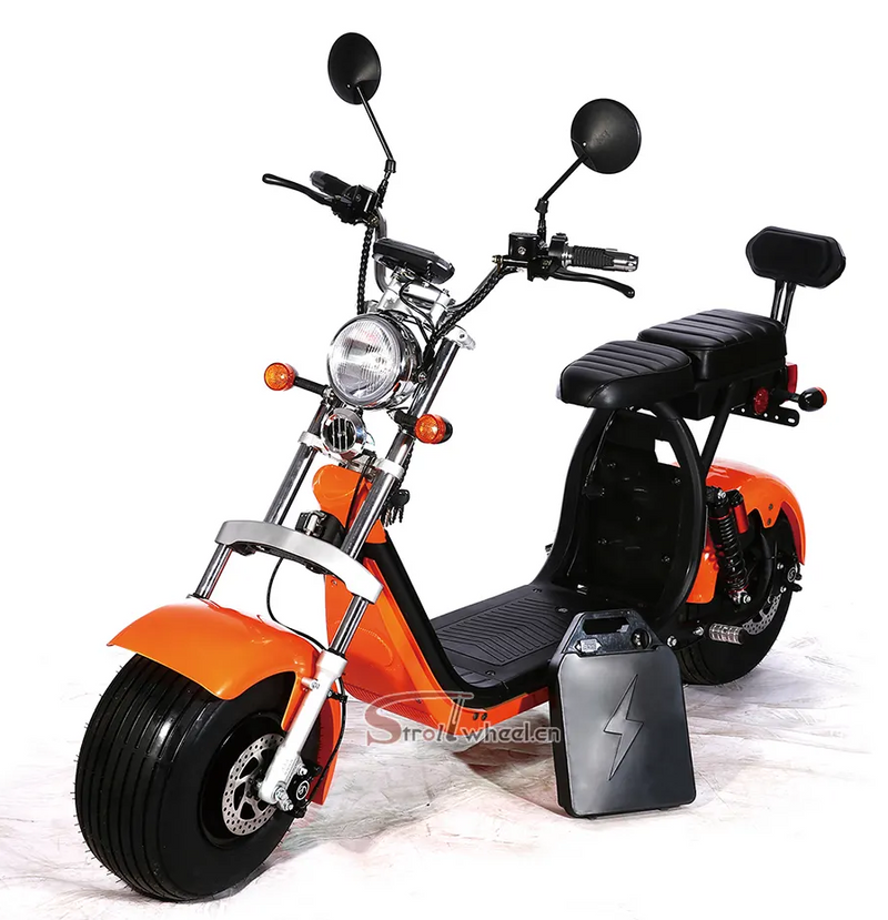Scooters Elétricos Citycoco 1000W Bateria De Lítio Freio a Disco