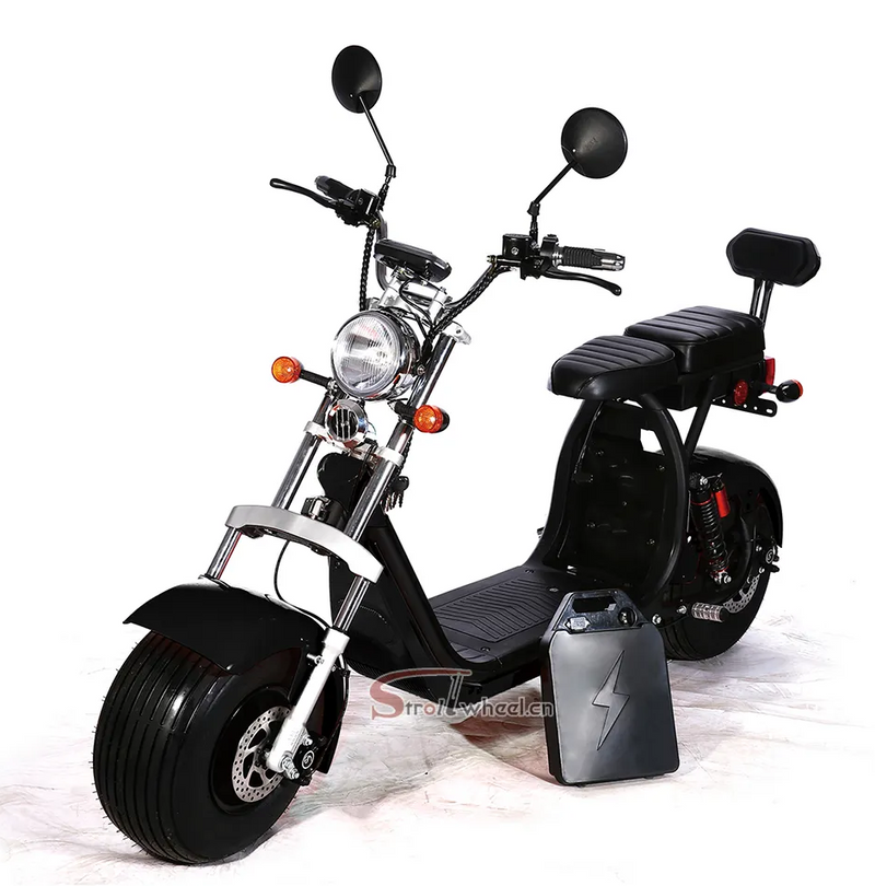 Scooters Elétricos Citycoco 1000W Bateria De Lítio Freio a Disco