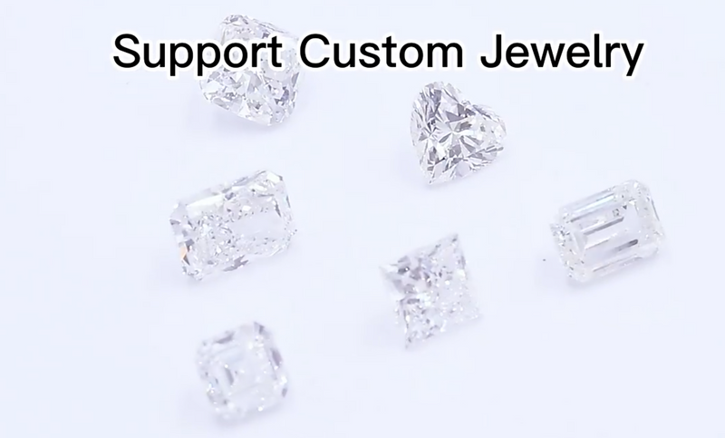 Diamantes 1CT 2CT 3CT Personalizado Brilhante (Diamante CVD/HPHT Diamante)Jóias Finas