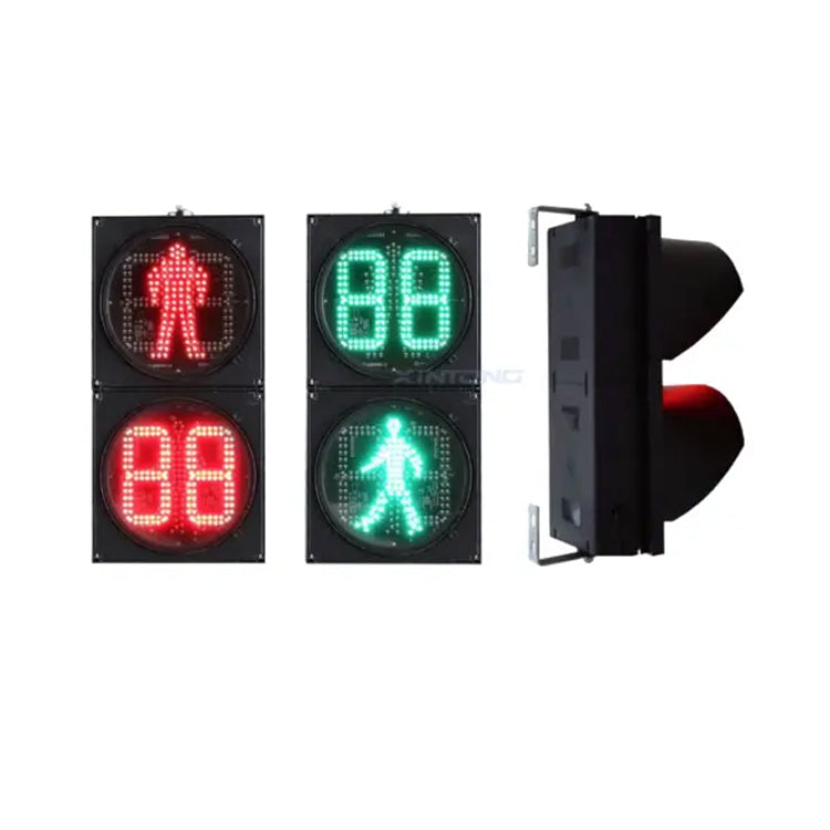 Semáforo luz de LED controle de tráfego e pedestre sinal inteligente