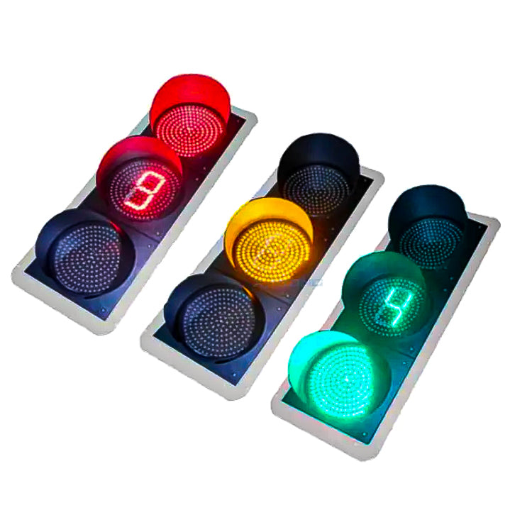 Semáforo luz de LED controle de tráfego e pedestre sinal inteligente