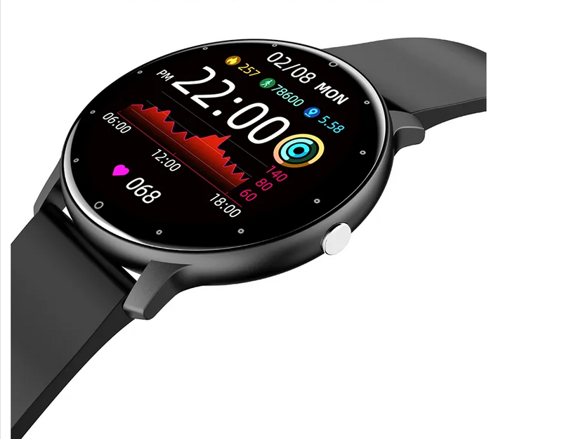 Smartwatch IOS Android, Heart Rate, Chronograph, Tourbillon, Lighting, Alarm Clock
